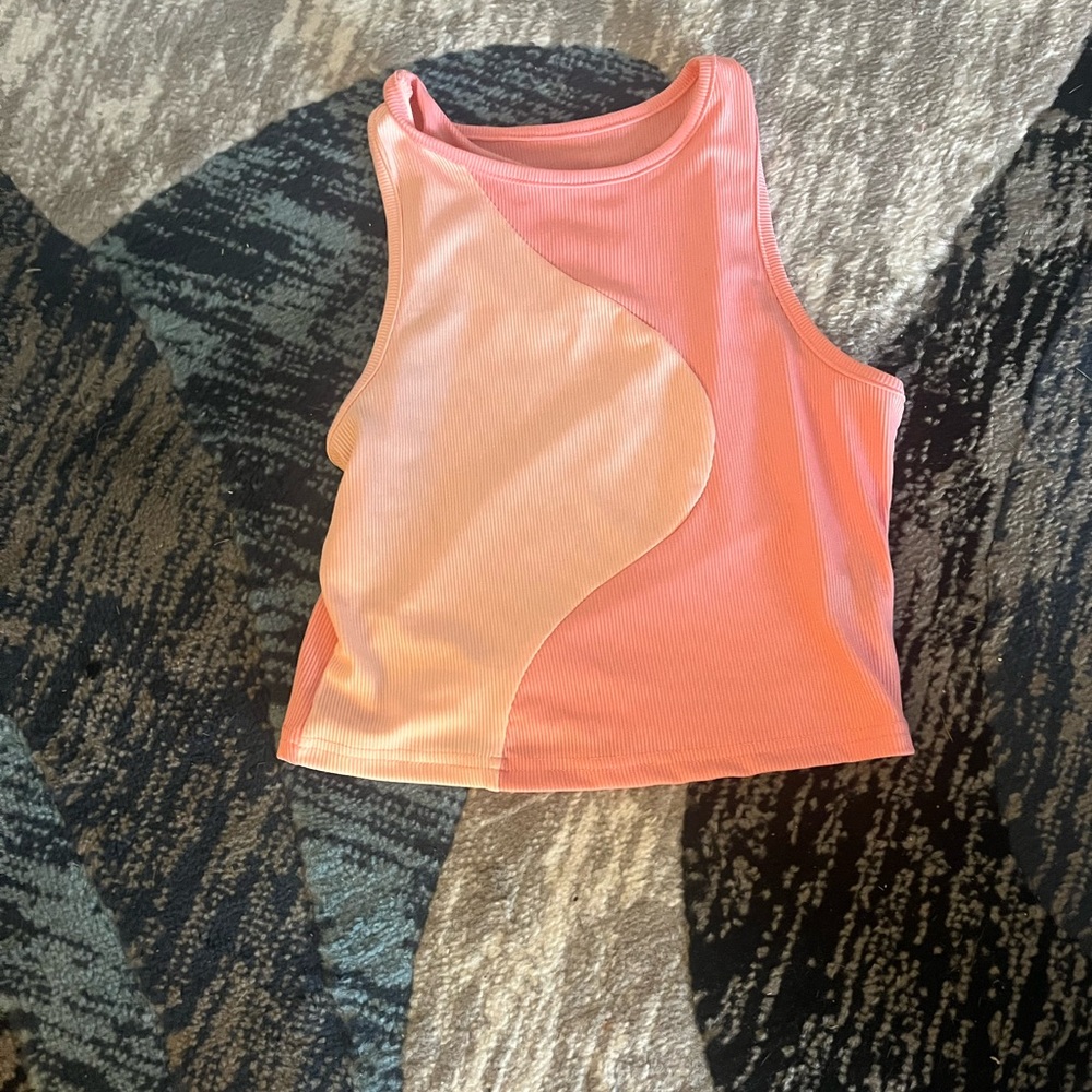 Women's Pink Sleeveless Top